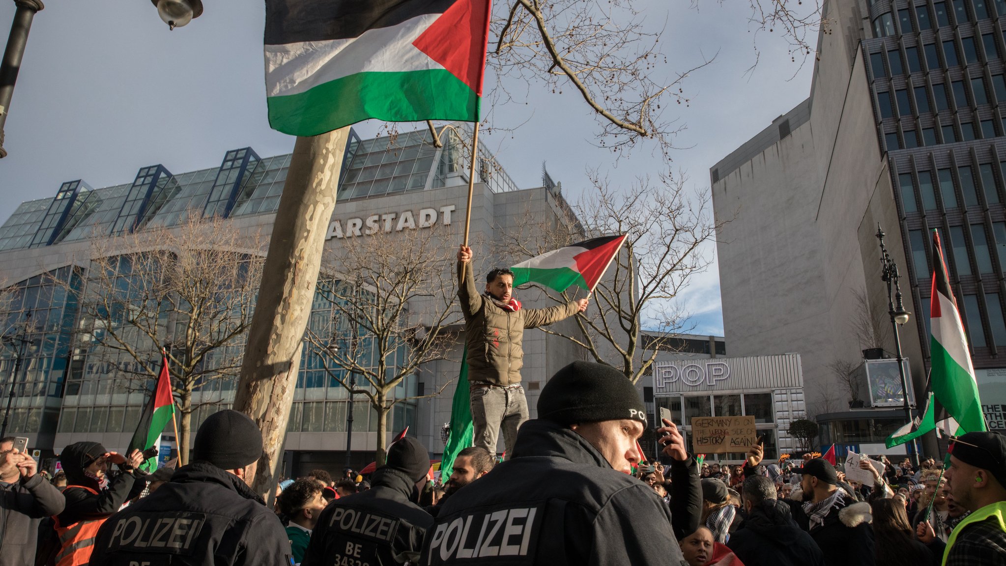 Eine Pro-Palästina-Demonstration