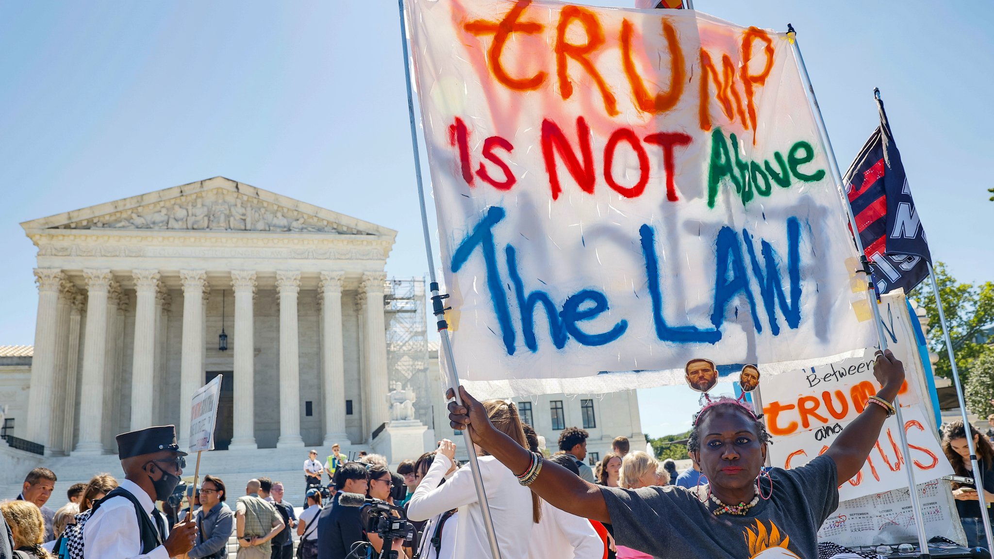 Proteste vor dem US Supreme Court