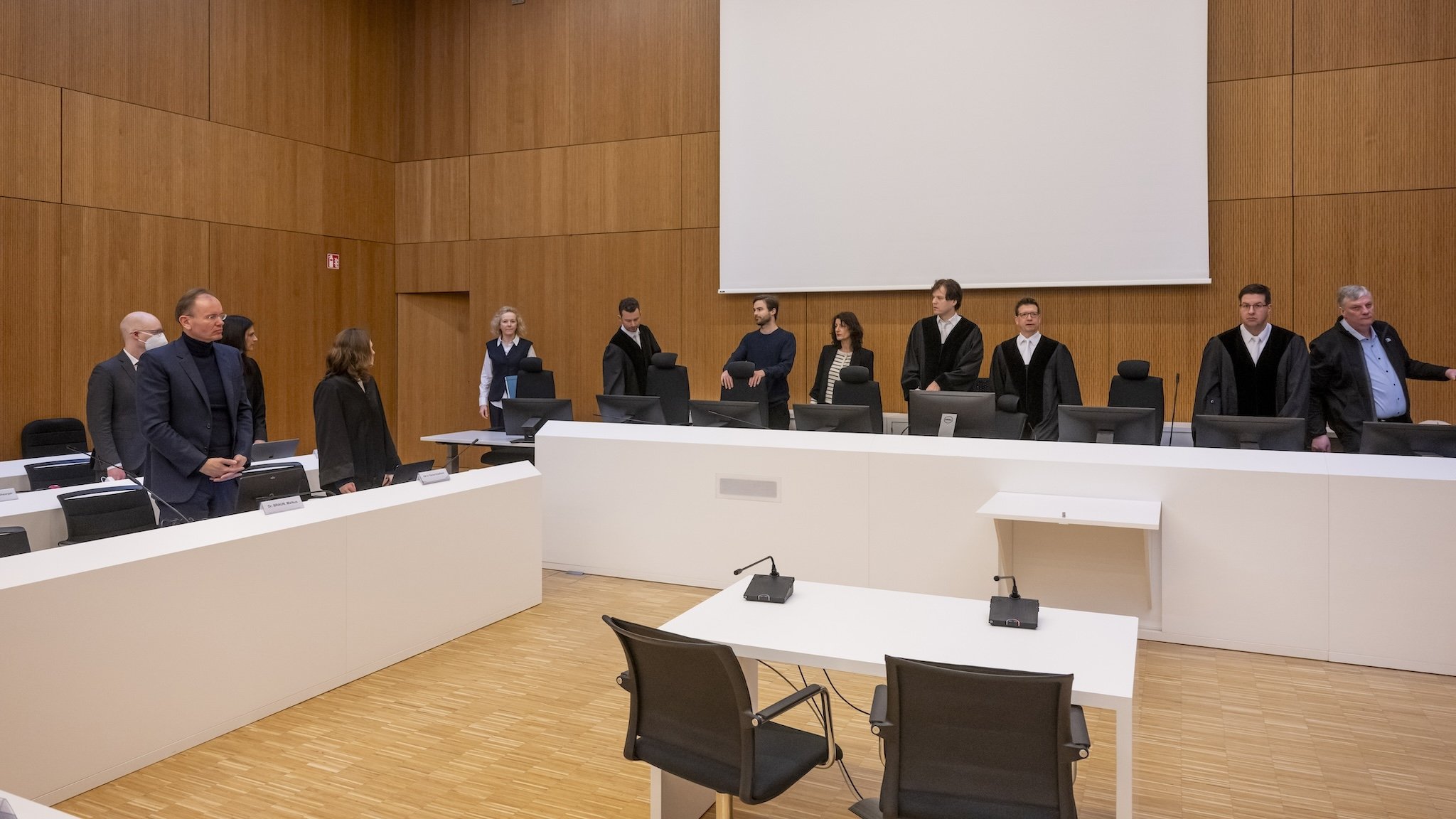 Gerichtssaal JVA München-Stadelheim