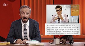 Michaela Huber im Fokus der Böhmermann-Sendung